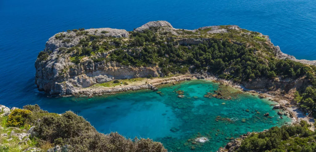 Бухта Энтони Куинн, Родос